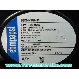 Resim Ebmpapst 6324/19hp 170x170x51mm 24volt Fan 