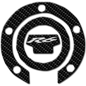 Resim Pazly Yamaha Yzf R6 2006-2016 Karbon Fiber Tank Pedi - Premium Yapışkanlı Koruma - Mükemmel Uyum, Kaliteli Karbon Fiber, Beyaz Desen 