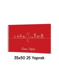 Resim Sevinç 35x50 Pp Kapak 25 Yaprak Tel Spiralli Resim Defteri 