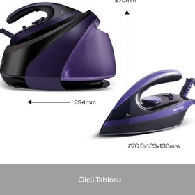 Resim HOMEND Jetsteam 1173h Buhar Kazanlı Ütü Mor Siyah 