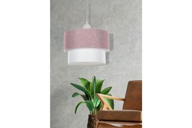 Resim EVLİGHT DEKO PASTA 25'LİK GÜLKURUSU BEYAZ SARKIT AVİZE 
