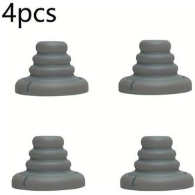 Resim Chuangyinshop 4 Adet Gri Evrensel Araç Kapı Tamponu Ses Yalıtımı Ve Koruma 