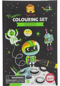 Resim Tiger Tribe Neon Boyama Seti - Outer Space 