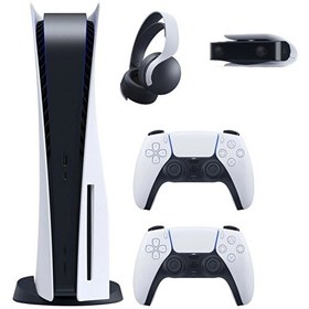 Resim Sony Playstation 5 Diskli Oyun Konsolu + 2. Dualsense Kol + Pulse 3D Kulaklık + Kamera (İthalatçı Garantili) 