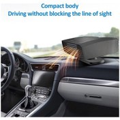 Resim Pazly 24v Araba Isıtıcı Ve Soğutucu - 2 Fonksiyonlu, Hızlı Defroster, Taşınabilir, Siyah, Abs Malzemeli 