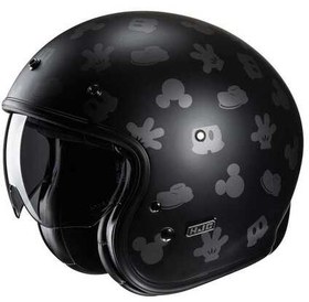 Resim Hjc V31 Disney Mickey Mc5sf Kask Siyah 