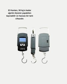 Resim Gld-spt- Dijital El Kantarı 50 Kg Taşıma Kapasiteli, Taşınabilir Hassas Tartı Çok Renkli 
