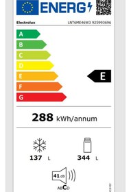 Resim Electrolux LNT6ME46W3 E Enerji Sınıfı 481 lt No Frost Buzdolabı 