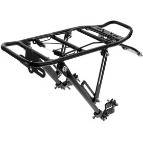 Resim Dağ Bisikleti Kargo Rafı Bisiklet Arka Raf Kompakt Bisiklet Taşıyıcı Raf Dış Maceralar İçin Stand Stand 