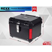 Resim Kare Lüks Abs Arka Çanta 45 Litlere Abs Su Geçirmez Kırılmaz Siyah 