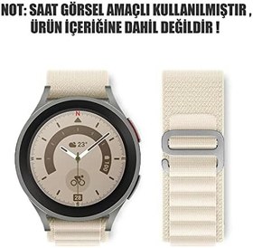 Resim Microsonic Samsung Gear Sport için Kordon Alpine Loop Bej [Gear Sport ile Uyumlu Kordon - Bej] 