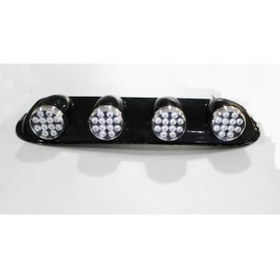 Resim Off Road Tavan Sis Lambası Seti Yuvarlak 4lü Ledli Model Siyah İt 