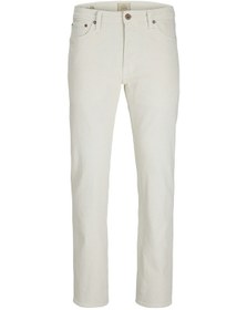 Resim Jack & Jones Jack Jones Mıke Model Rahat Kesim Kot Pantolon 12273537 Ekru 