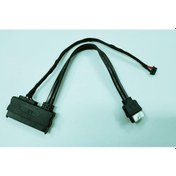Resim Yenikablo 7+15 22 Pin Power/Data Sata To 5 Pin Power Konnektör Kablo 
