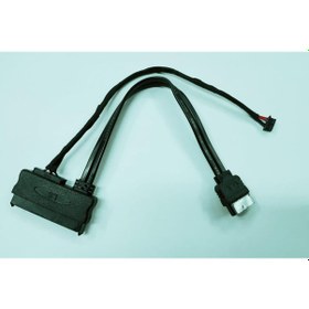 Resim Yenikablo 7+15 22 Pin Power/Data Sata To 5 Pin Power Konnektör Kablo 