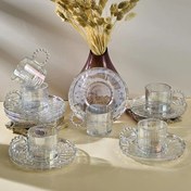 Resim Perotti Ringo Line Lüster 6 Kişilik Kahve Fincan Takımı 100 ML 