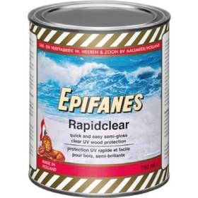 Resim Marin Seffaf Saten Vernik 750 Ml Yat Verniği 