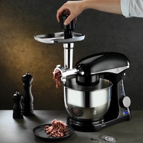 Resim Gri Hyper Series Stand Mikser Kıyma Aparatı, Pratik ve Dayanıklı Mutfak Çözümü 