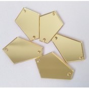 Resim Aker Hediyelik Akrilik 10 Adet Küpe Deliği Olan Yapışkanlı Model 