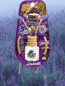 Resim TRAX Lavanta - Aynaya Asmalı Ipli Aromalı Dekoratif Araç Parfümü 