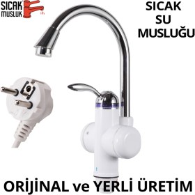 Resim Allians Elektrikli Ani Su Isıtıcı, Termal Şofben, Lavabo Monteli, Hızlı Isıtıcı 