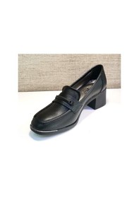 Resim Myfit 415 Kadın Tpu Taban 5 Cm Topuklu Casual Ayakkabı Siyah Siyah Nubuk 