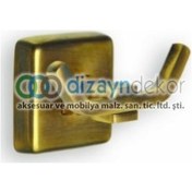 Resim Bornoz Askılığı Çiftli Antik Bronz-2988 