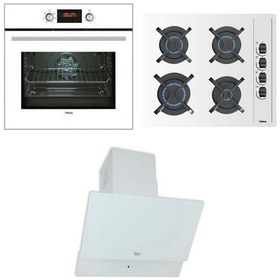 Resim Teka HAK 627 WH - GBC 64002 KBC WH - TVT 60.1 Beyaz Ankastre Set 