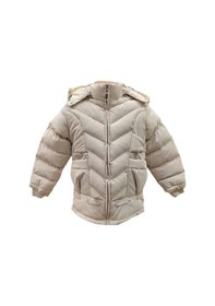 Resim Life For Moda Kız Çocuk İçi Peluş Astarlı Çıkarılabilir Kapüşonlu Su Geçirmez Mont Kaban 3020 KREM 