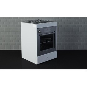 Resim Mobilya Ankastre Dolabı Ankastre Modül Dolap Fırın Ocak Dolabı Beyaz 