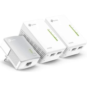 Resim Storemax TL-WPA4220T Kıt, AV600 300MBPS Kablosuz Tak Kullan 2 Lan Portlu 300M Mesafeli Menzil Genişletici 3’lü Powerline Adaptör 