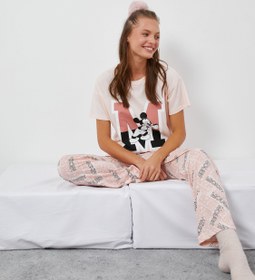 Resim Mickey Mouse Baskılı Pijama Takımı 