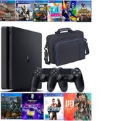 Resim Çınar Bilişim Dünyası Ps4 500 Gb Slim Kasa 10 Oyunlu 2 Adet V2 + Taşıma Çantası Kol Ürün 12 Ay Garanti 
