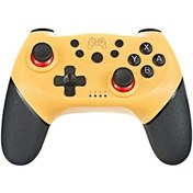Resim Switch Pro İçin 6 Eksenli Bluetooth Joypad Gamepad Oyun Denetleyicisi Sarı 