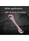 Resim Pazly Çok Fonksiyonlu Hızlı Boru Anahtarı Yaylı Pense, Çift Amaçlı Sihirli Anahtar 