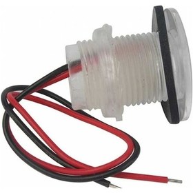 Resim Merdiven Lambası, Beyaz Led, Yuvarlak Ø31Mm 12V Beyaz 