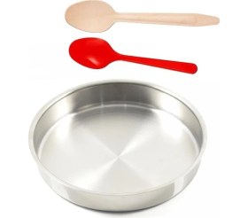 Resim 7 No 38CM Paslanmaz Çelik Yuvarlak Fırın Tepsisi 