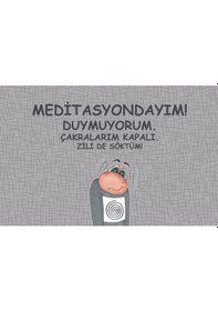 Resim Meditasyon Kapı Önü Paspas Lovebug-t 