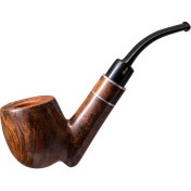 Resim Şahin Kuyruklu Yıldız 838 9mm. Filtreli Ebonit Saplı Pipo 