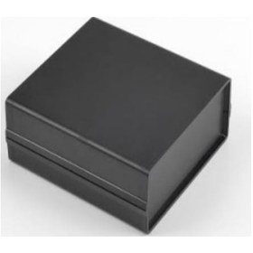 Resim Elektronik Proje Kutusu (Ölçüleri: 130X138X54Mm) - Siyah 