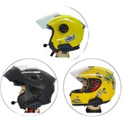 Resim Vkemall Motosiklet İnterkom Kulaklığı Bluetooth Motosiklet Kaskı Kulaklığı Bluetooth Kask Hareketi Stereo 