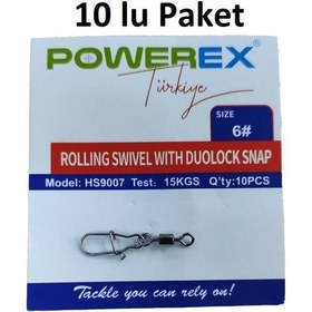 Resim Powerex Hs9007 No:6 Klipsli Fırdöndü 10 Adet 