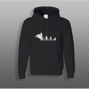 Resim Grow up to left Siyah Sweatshirt Modeli 