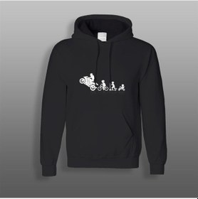 Resim Grow up to left Siyah Sweatshirt Modeli 