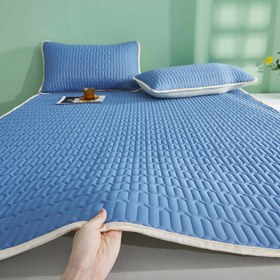 Resim 1 Adet Yastık Kılıfsız ve İçsiz, Lateks Matras Altlığı, Kaymaz ve Serinletici Yazlık Ev veya Öğrenci Yurdu Kullanımı için 
