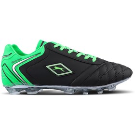 Resim Slazenger HUGO KR Erkek Çocuk Halı Saha Siyah / Yeşil Futbol Ayakkabısı 