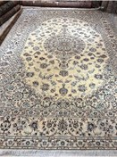 Resim RD RAMAZAN DAĞ EL HALI SANATI El Dokuma İran Nain Halısı Pamuk Saçak Üzerine Kork Yününden Dokunmuştur Ebatı 