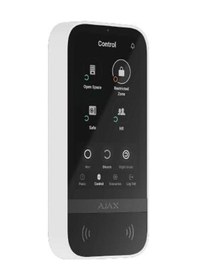 Resim Ajax Keypad Touchscreen Dokunmatik Ekranlı Tuş Takımı Beyaz 