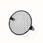 Resim Dashanshop Universal Motorsiklet Far Koruyucu Izgara B Modeli Siyah Beyaz Mavi Spor 