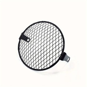 Resim Dashanshop Universal Motorsiklet Far Koruyucu Izgara B Modeli Siyah Beyaz Mavi Spor 